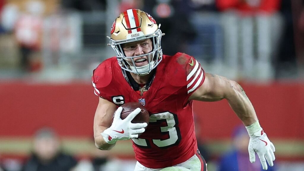 49ers: McCaffrey no asiste a la práctica antes del partido contra Seattle