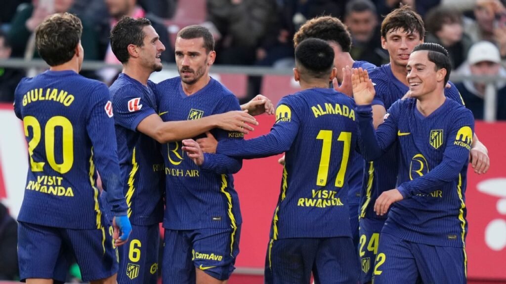 Antoine Griezmann protagoniza la victoria contundente ante el Girona