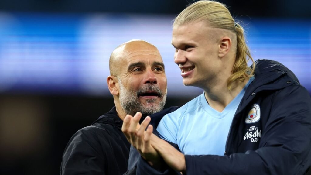 El saludo navideño de Haaland a Guardiola