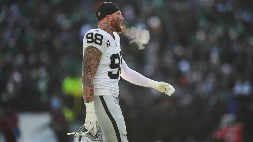 Los Raiders colocan al cazamariscales Crosby en la lista de lesiones