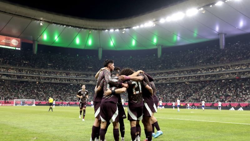 México pone fin a su mala racha y vence a Estados Unidos en Guadalajara