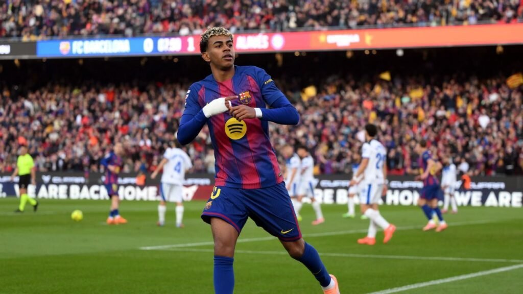 Yamal brilla en los Globe Soccer Awards: "Siento la presión de ser un jugador clave"