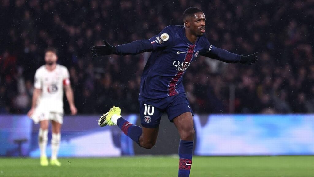 El PSG brilla con un Dembélé deslumbrante y arrolla al Lille para liderar la Ligue 1