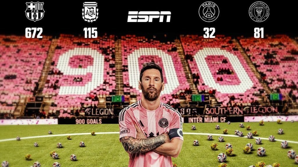 Lionel Messi llega a 900 goles en su trayectoria, superando a todos menos a CR7