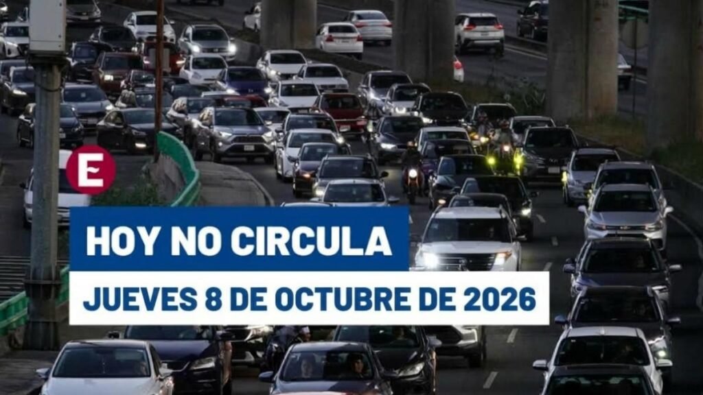 ¿De qué manera se aplica el programa Hoy No Circula del jueves en CDMX y Edomex?